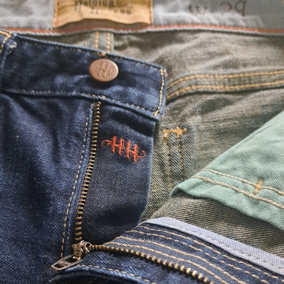 Anthropologie Holding Horses Jean Shorts denim Boy Short dark cotton blend 29 - Picture 9 of 9